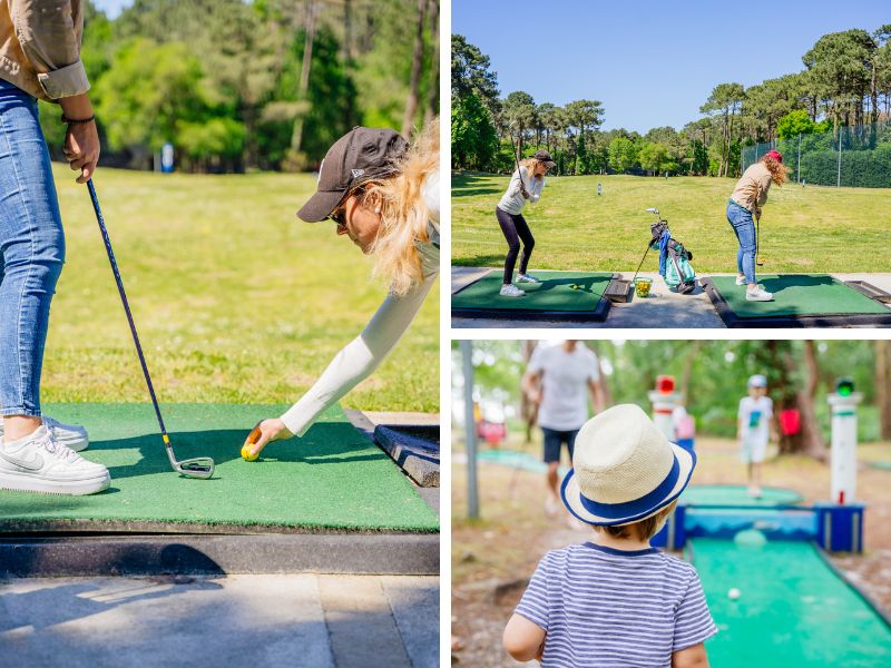 Une partie de golf à Biscarrosse dans les Landes