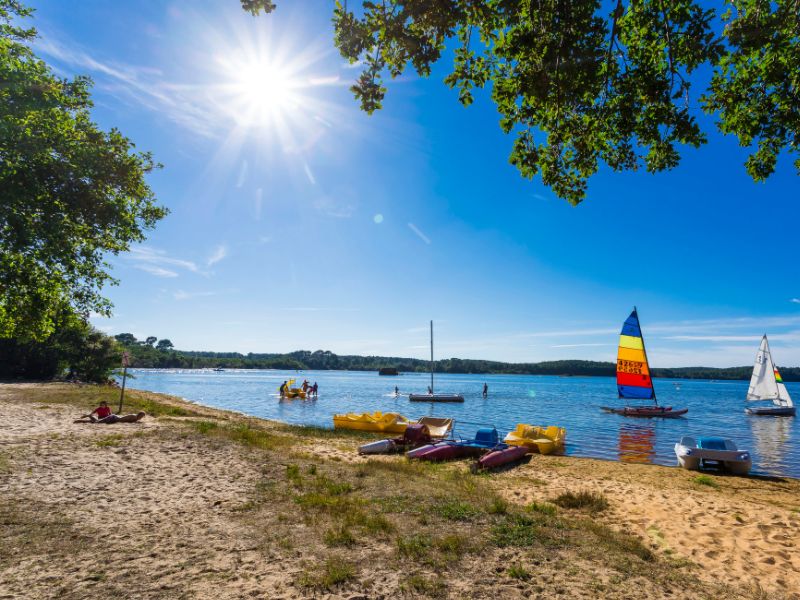 La plage de Sainte-Eulalie-en-Born