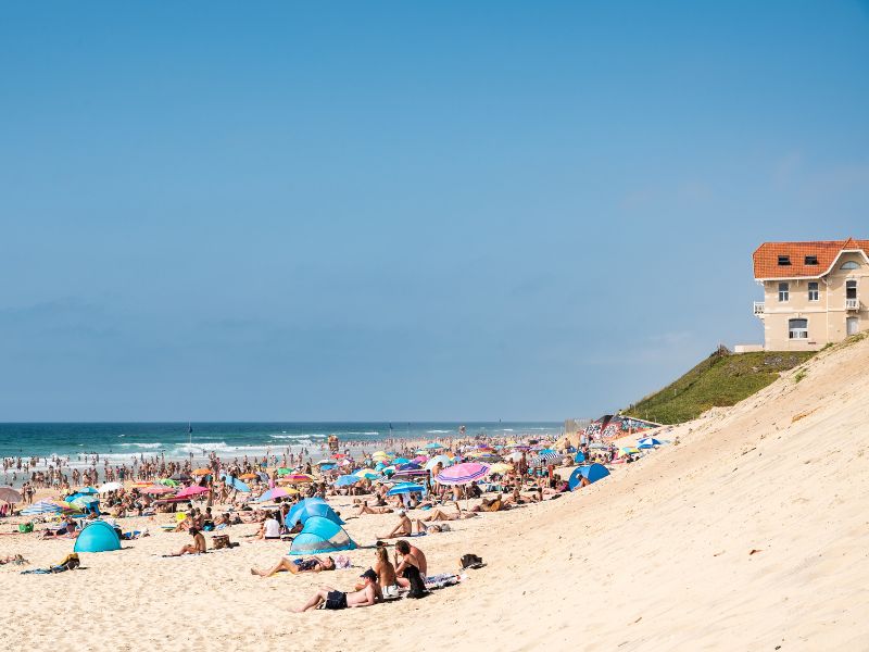 La plage Sud de Biscarrosse-Plage