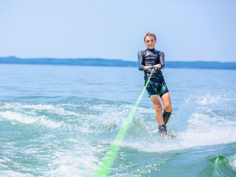 Ski nautique à Biscarrosse-Lac