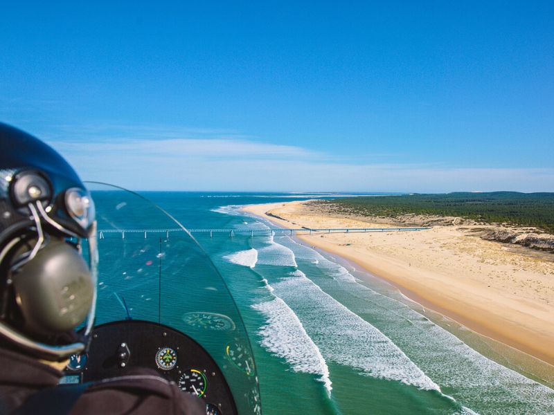 Vol en hydravion au-dessus du Bassin d'Arcachon