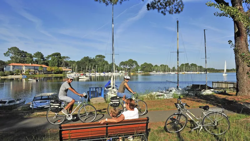 Pistes cyclables lac de Biscarrosse