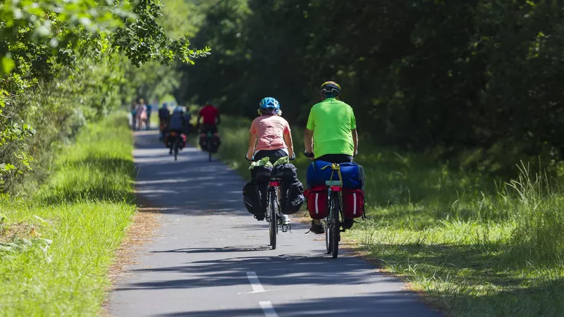 A vélo vers la dune du Pilat