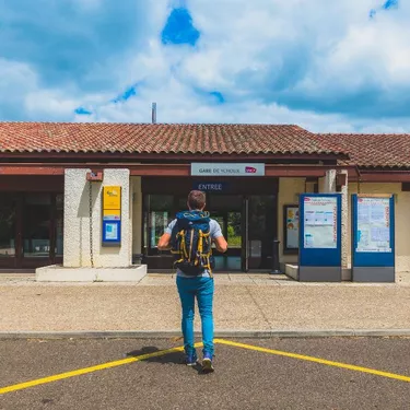 Gare SNCF d'Ychoux dans les Landes