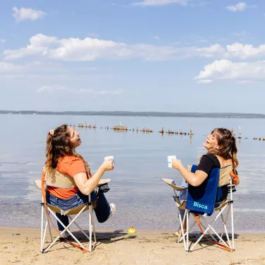 Détente au bord du lac de Biscarrosse